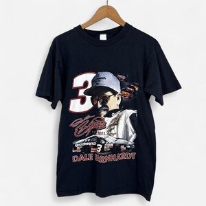 Black Dale Earnhardt Graphic T-Shirt